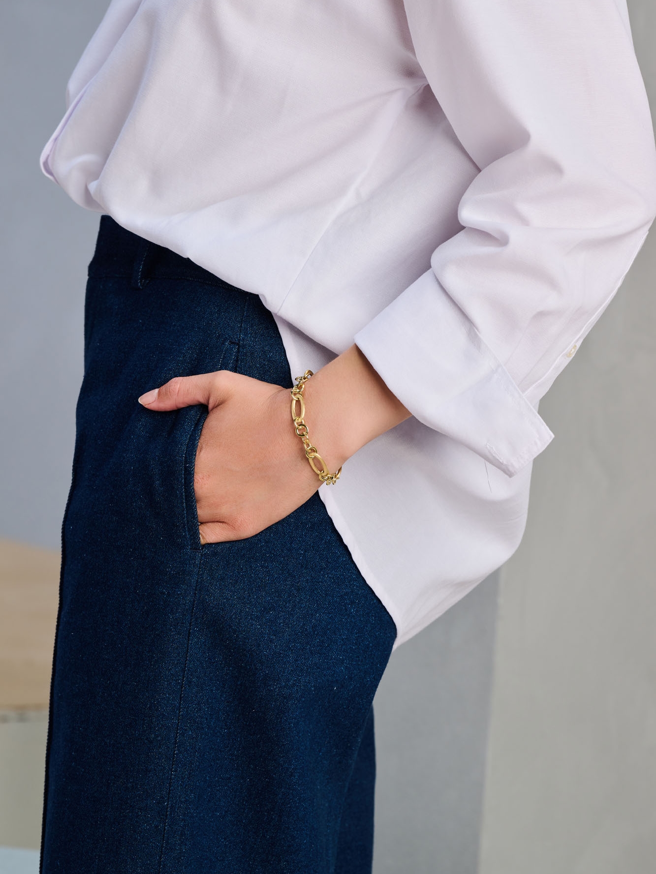 Geelgouden armband juwelier Scaldis Kortrijk